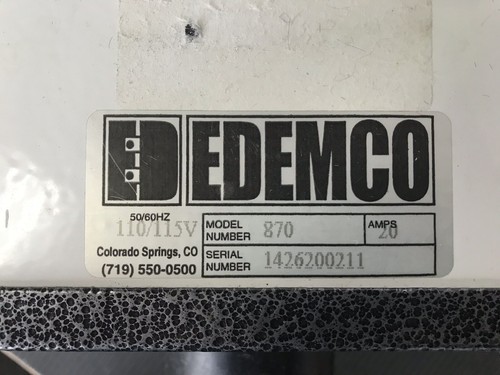 Cage Dryer, Edemco Model 870