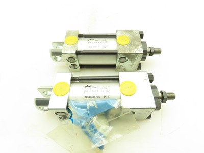 PHD 04947437-01 AVK 1-3/8x1/2-DC-P Numatic Air Cylinder 1-3/8''B 1/2''Str LOT OF 2