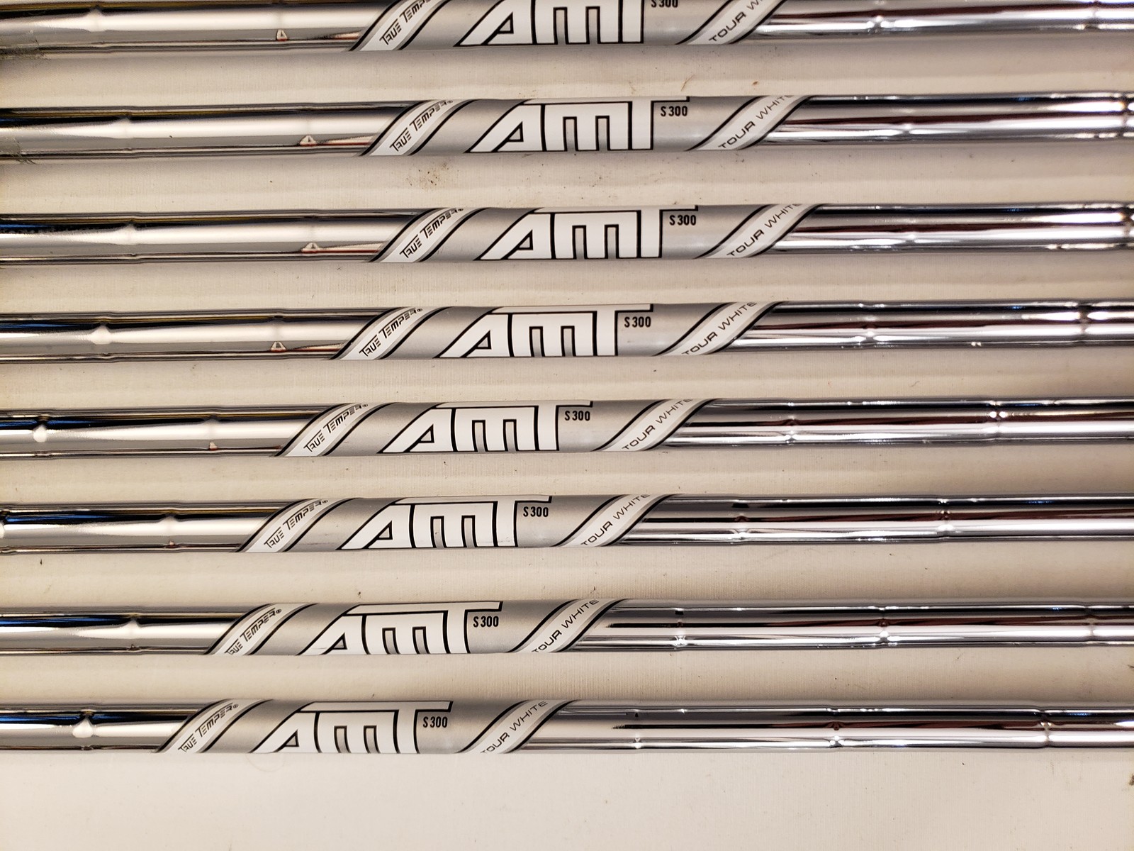 Used Titleist T100 2021 Iron Set (4-PW, GW) 8 Irons - TT AMT White Stiff - RH