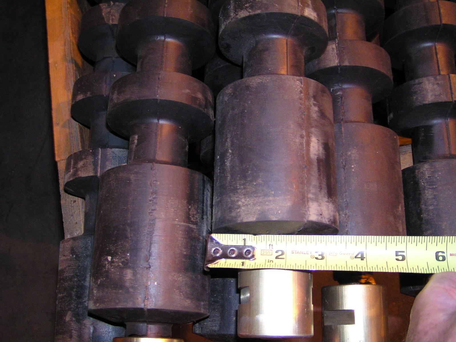 (6) LIMBEROLLER BY CROUSE-HINDS SERIES LR-307 RETURN IDLER 42 INCH BELT 520102-5