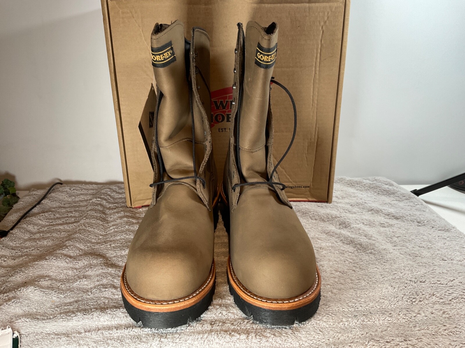 Pre-owned Red Wing Shoes Discontinued Red Wing 2292 Steel Toe Logger Boots Multiple Sizes In Brown