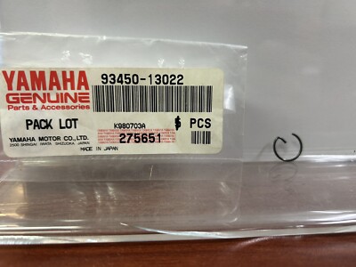 New OEM Yamaha CIRCLIP part #93450-13022-00 1960,70 & 80's Gt, YAS, YL see below