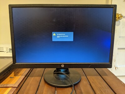 HP V214a is a 20.7-inch monitor with Full HD resolution, built-in speakers
