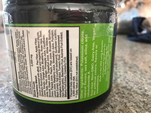 It Works!Greens Blend Chocolate Flavor 6.35 oz. Alkalize~New. Sealed.