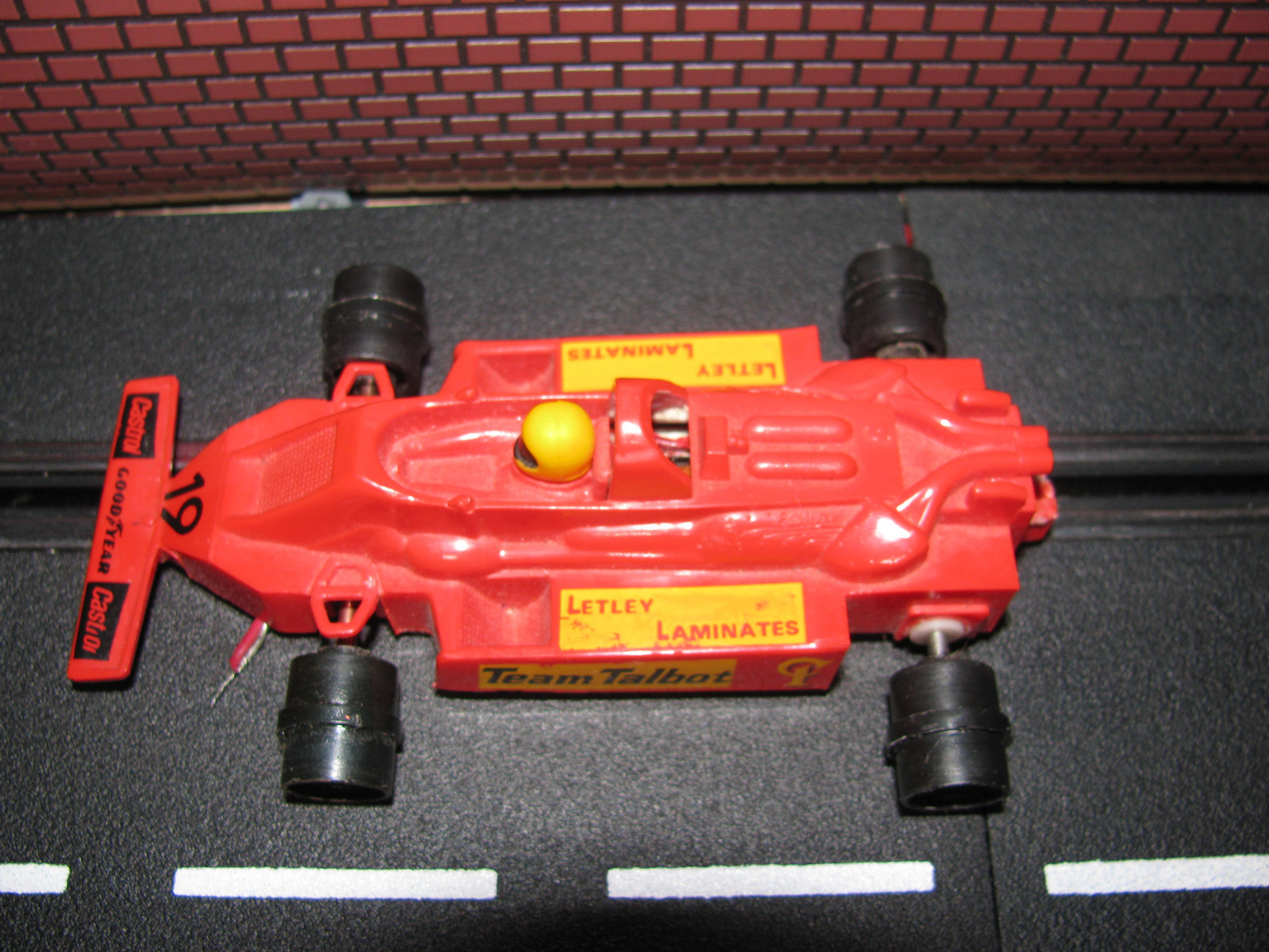 Scalextric Team Talbot Slot Car No.19 C133*010 WOLF - Body, For parts or Repair