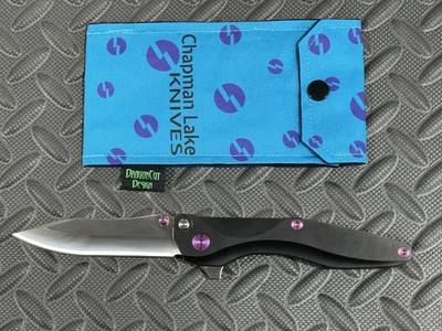 Chapman Lake Knives CLK-2D DLC Titanium 20CV Drop Point NEW