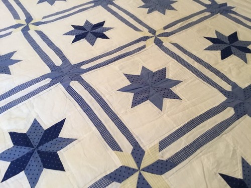 Lot Of 2 Cutter Quilts - Eight Point Star