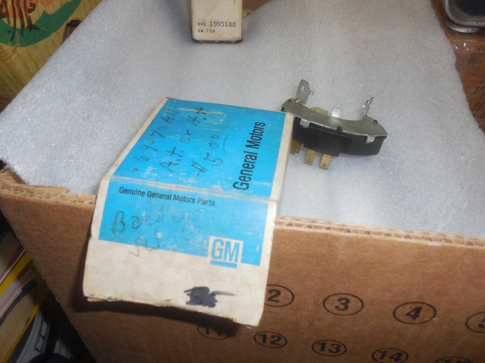 NOS GM Part 1993448 1969-71 Neutral Safety Switch Pontiac