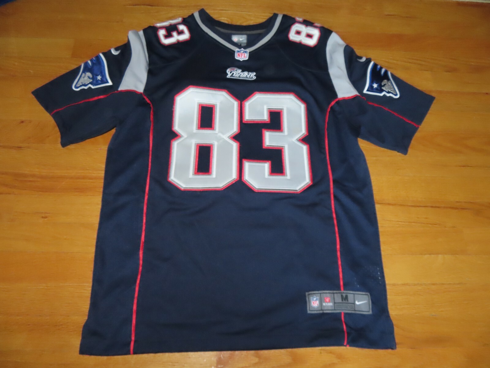New England Patriots ユニフォーム 83番 サイズ50 Nike NFL Players WES WELKER No 83 NEW ENGLAND PATRIOTS (MED