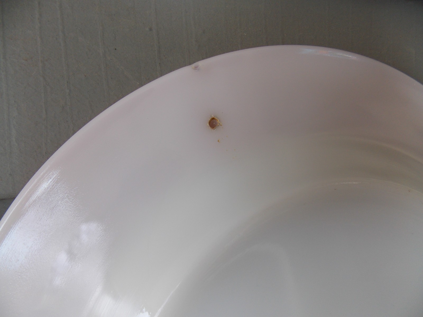 Set of 4 Vintage Pyrex Flamingo Pink Band Salad Plates 8 1/4