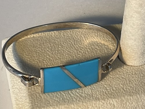 アクセサリー vintage turquoise silver925 bangle vintage turquoise bracelet Sterling Silver Bangle B1057 | eBay