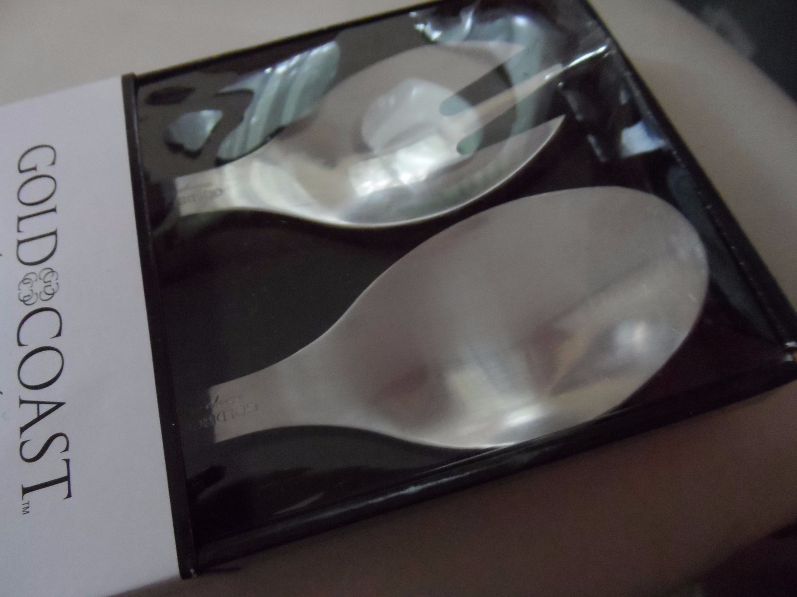 Gold Coast always in style serving fork and spoon set