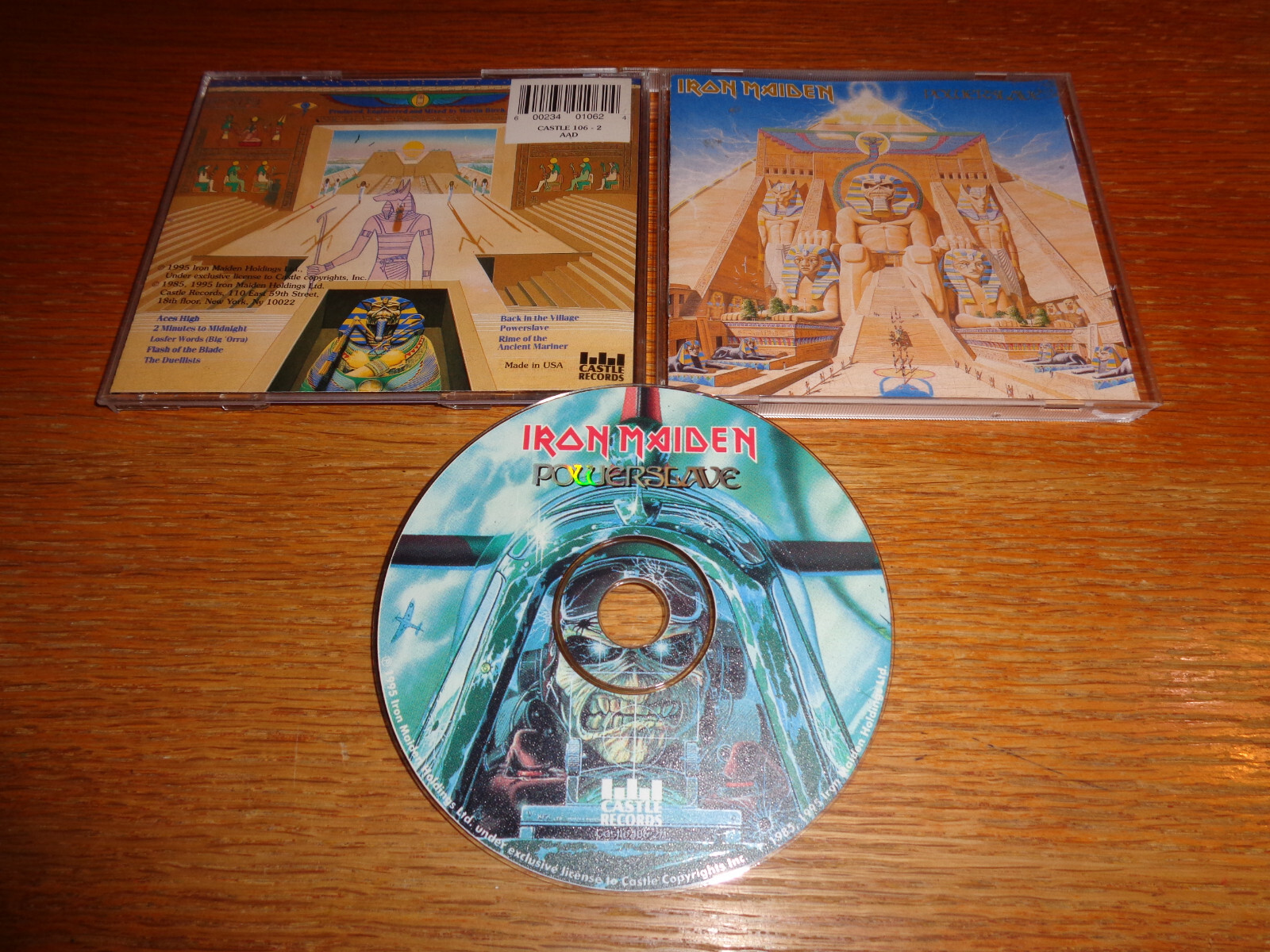 Iron Maiden Powerslave レコード Iron Maiden – Powerslave – Vinyl (LP, Album), 1984 [r2331983