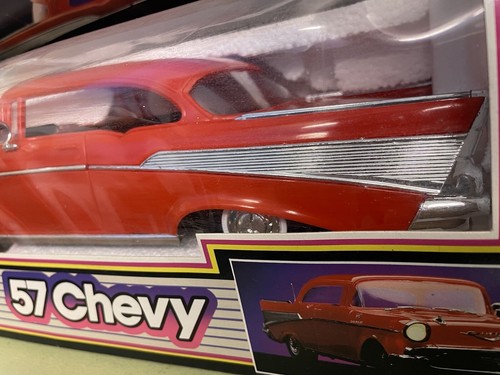 New Bright 1957 Chevy Bel Air Red Remote Control Car 1986 Woolworth