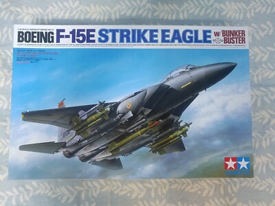 F-15E Strike Eagle Bunker Buster 1/32 Tamiya Aircraft Model Kit 60312 USAF Boein