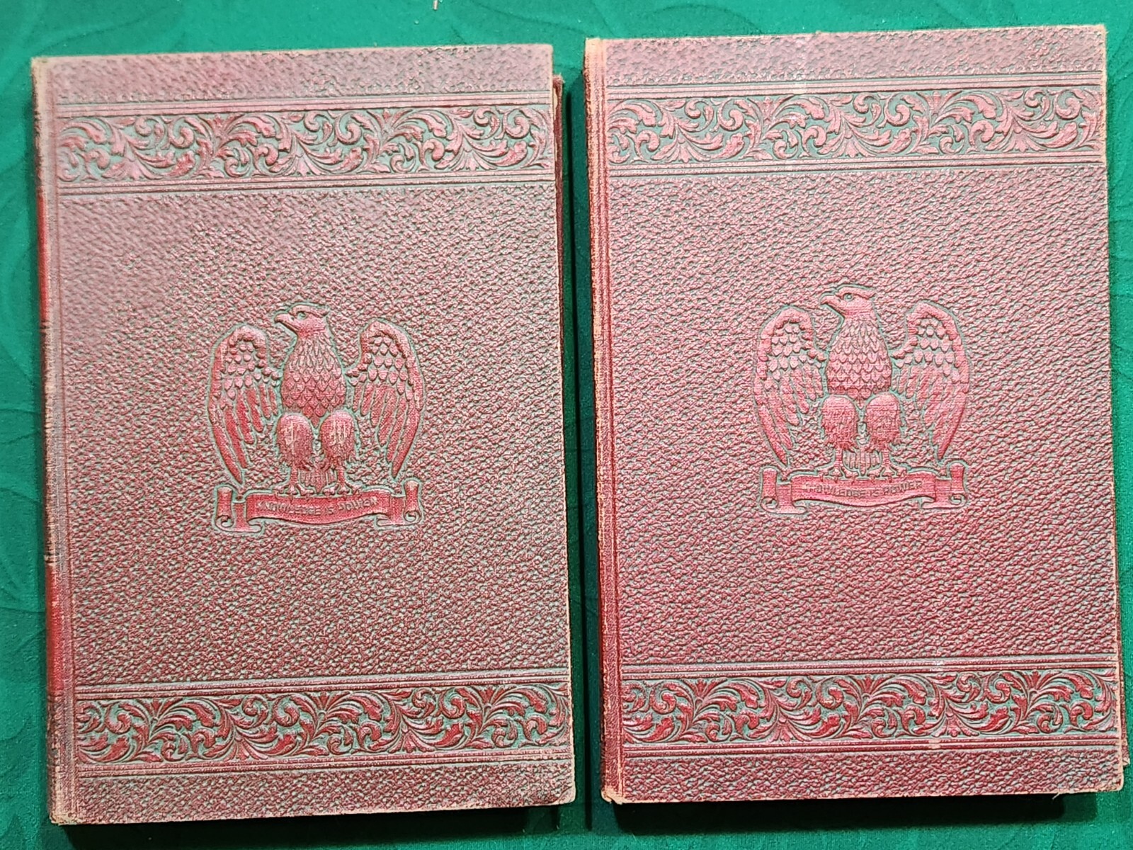 MODERN AMERICAN ENCYCLOPEDIA ~ Cal Fisk 1934 Vol 7&8 Leather