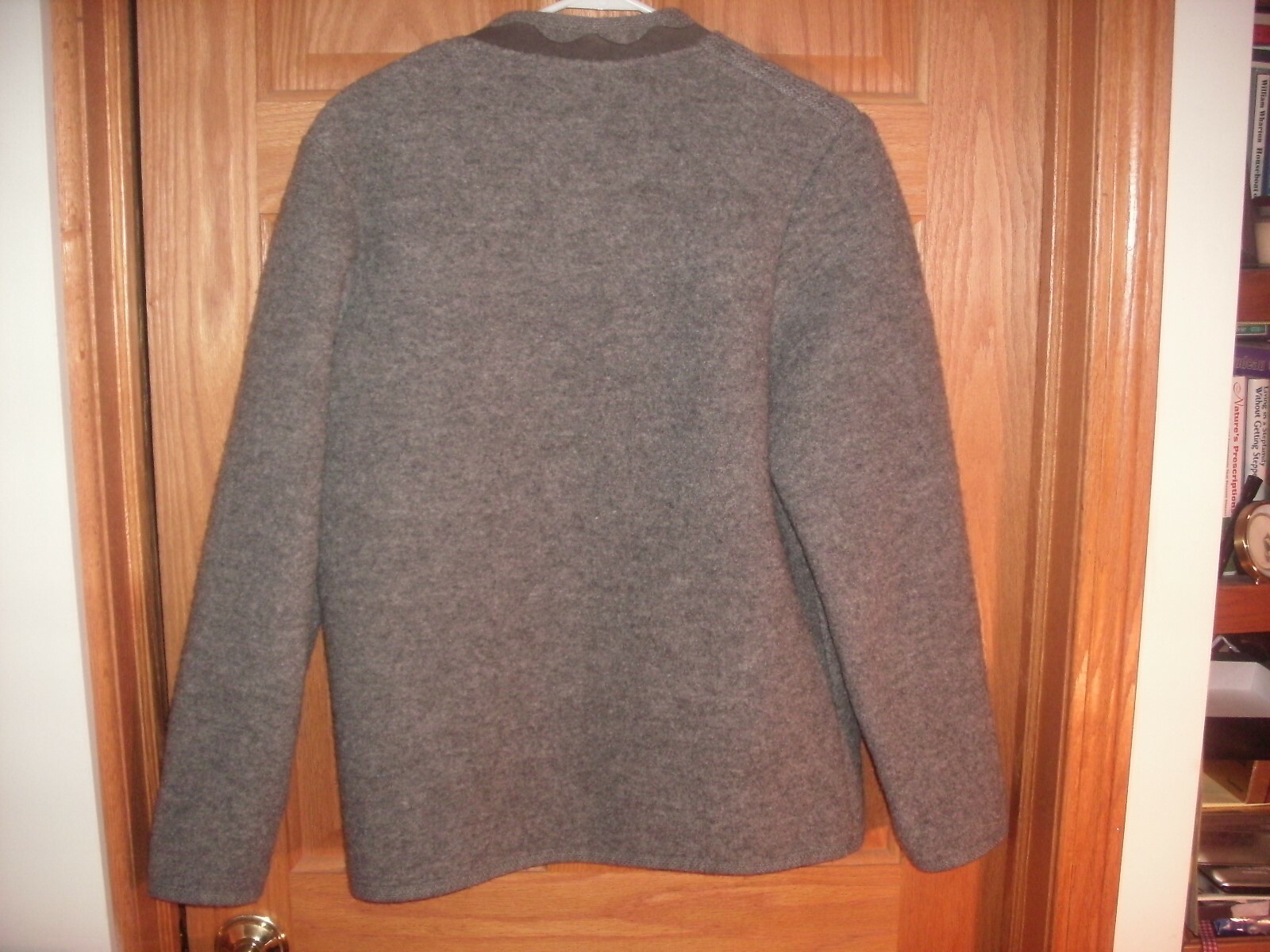 GREY BOILED WOOL MENS BOYS TRACHTEN JACKET MADE IN AUSTRIA CHEST 42