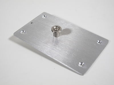 Lock Pin + Mount Plate Fifth Wheel Coupling Tamiya R/C 1/14 Semi Trailer Flatbed