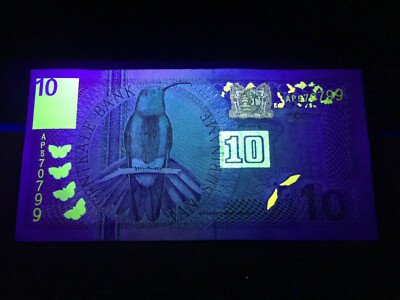 Suriname 10 Gulden Banknote World Paper Money UNC Currency Bill Note