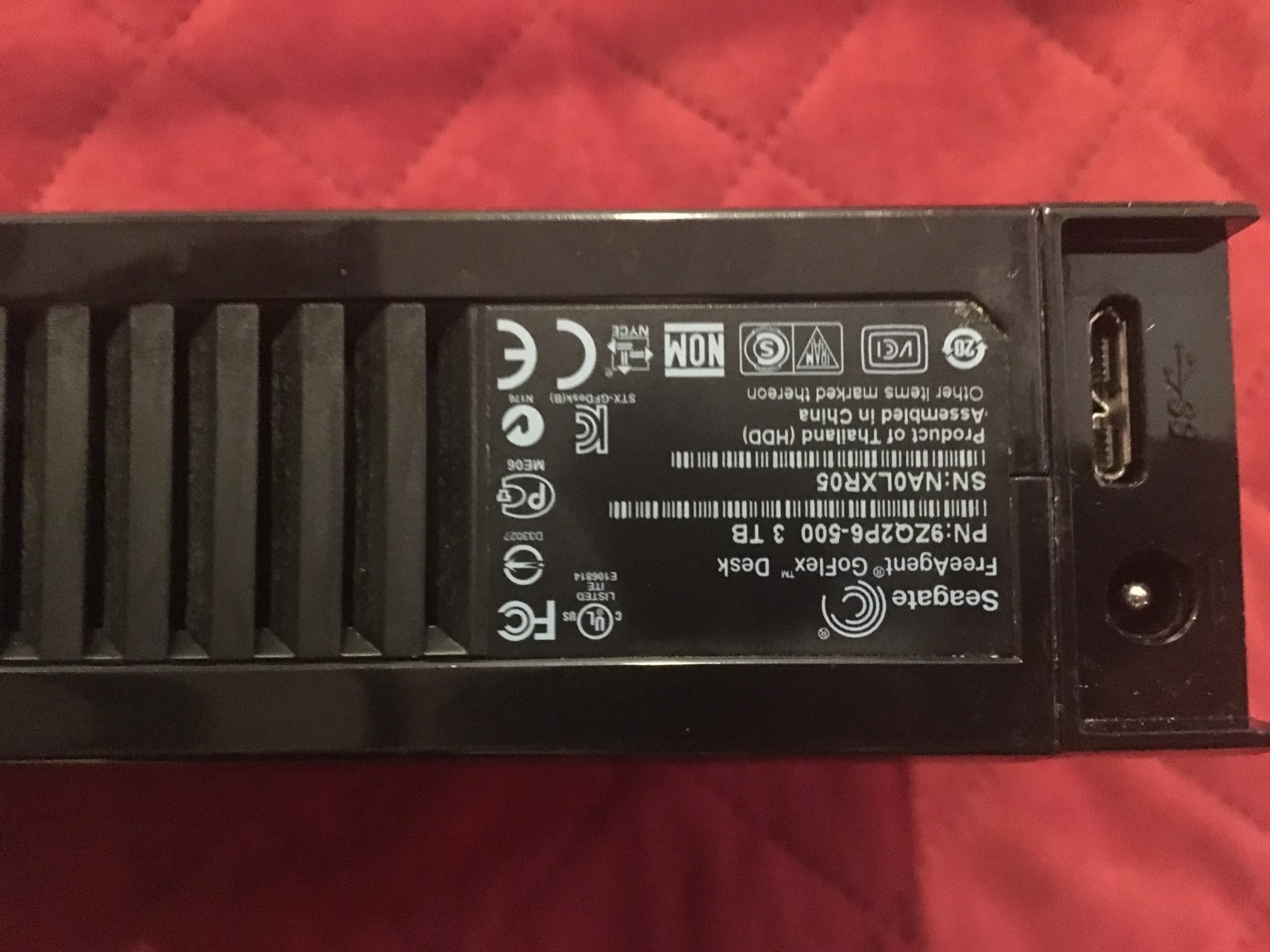 Seagate FreeAgent GoFlex Desk 3TB - 9ZQ2P6-500 - USB 3.0