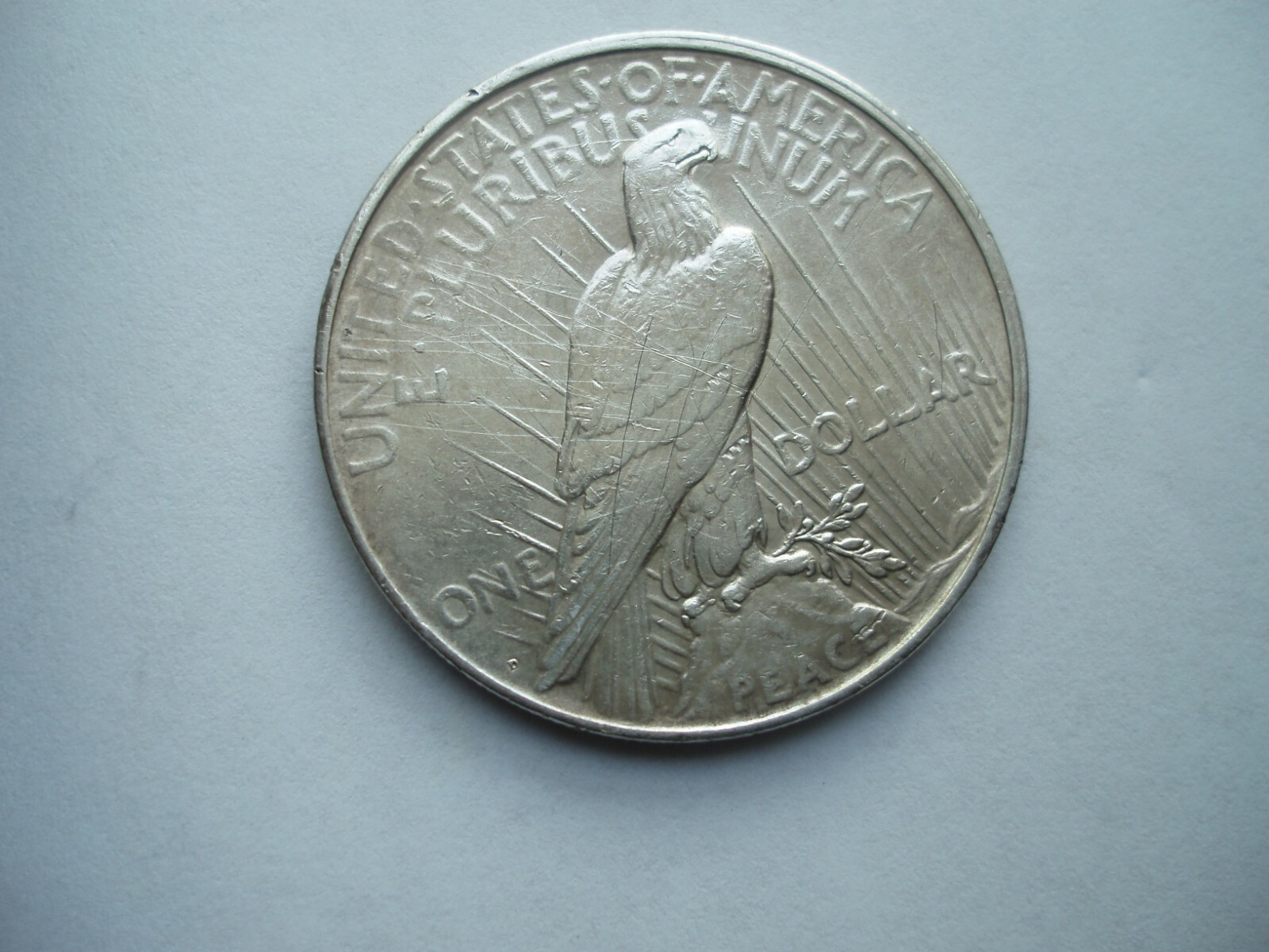 1923 Peace Silver Dollar AU Nice Coin