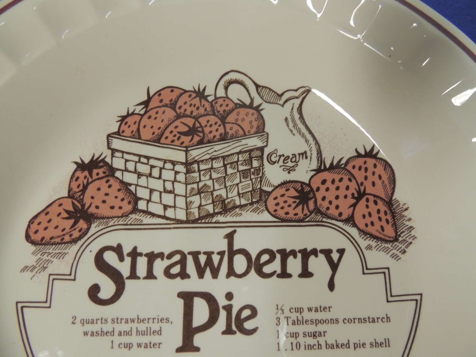 Strawberry Pie Plate Recipe Dish 11