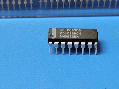 (1 PC) CD4028BCN NSC Decoder 1 x 4:10 16-PDIP