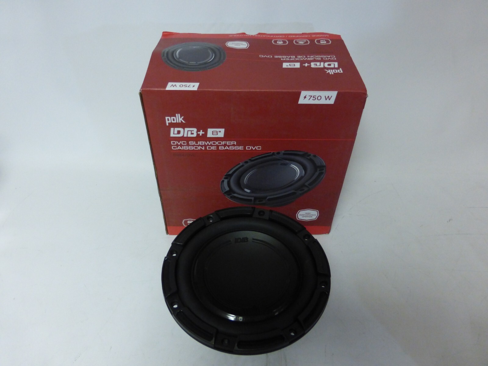 Polk Audio DB842DVC - DB+ 8 Inch 750 Watt 4 Ohm DVC Marine, 