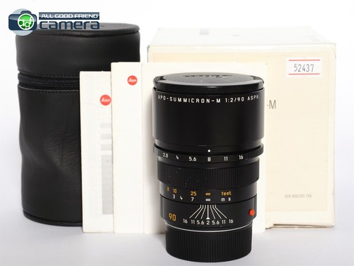 Leica APO-Summicron-M 90mm F/2 ASPH. Lens Black 11884 non