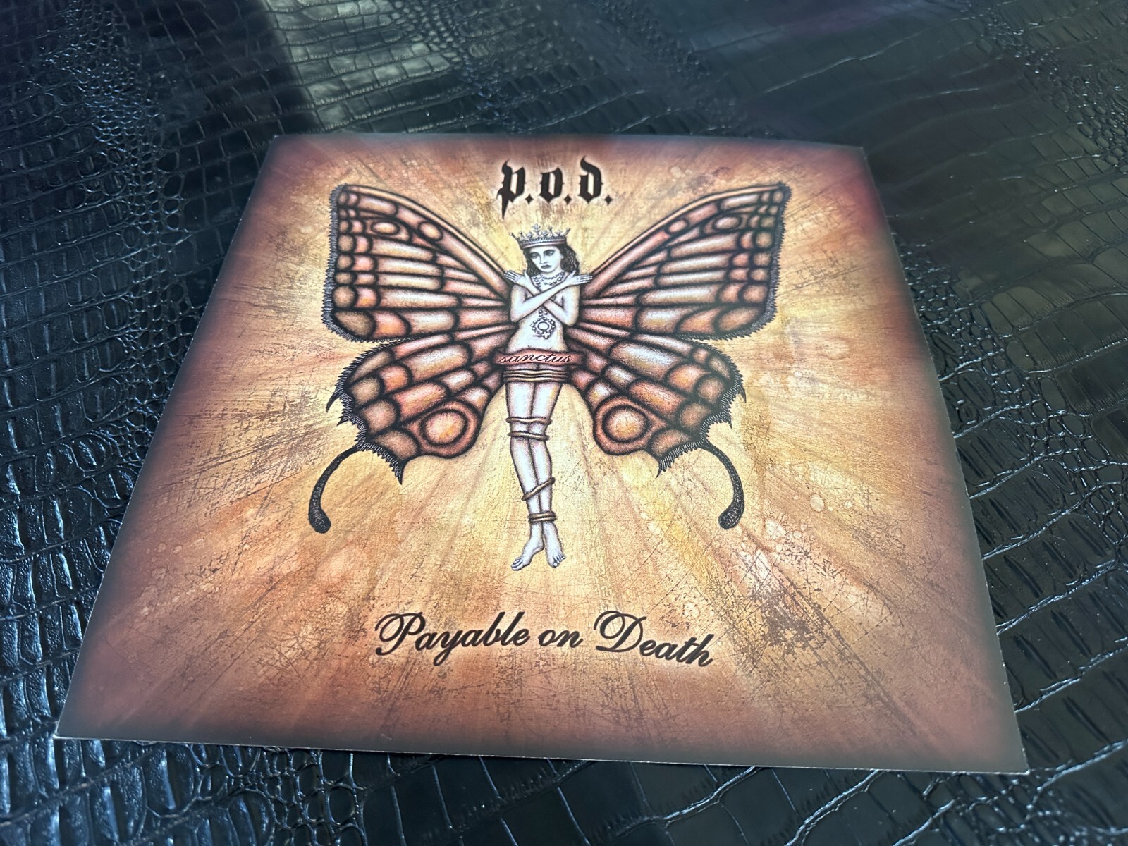 POD - PAYABLE ON DEATH - ALBUM COVER square POSTER 12 X 12