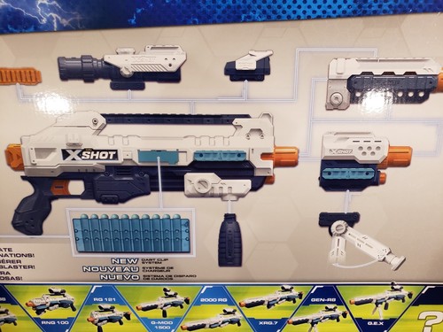 Zuru X-Shot Regenerator 1000+ Combos Blaster Dart Clip Scope Up to 80ft NIB NEW