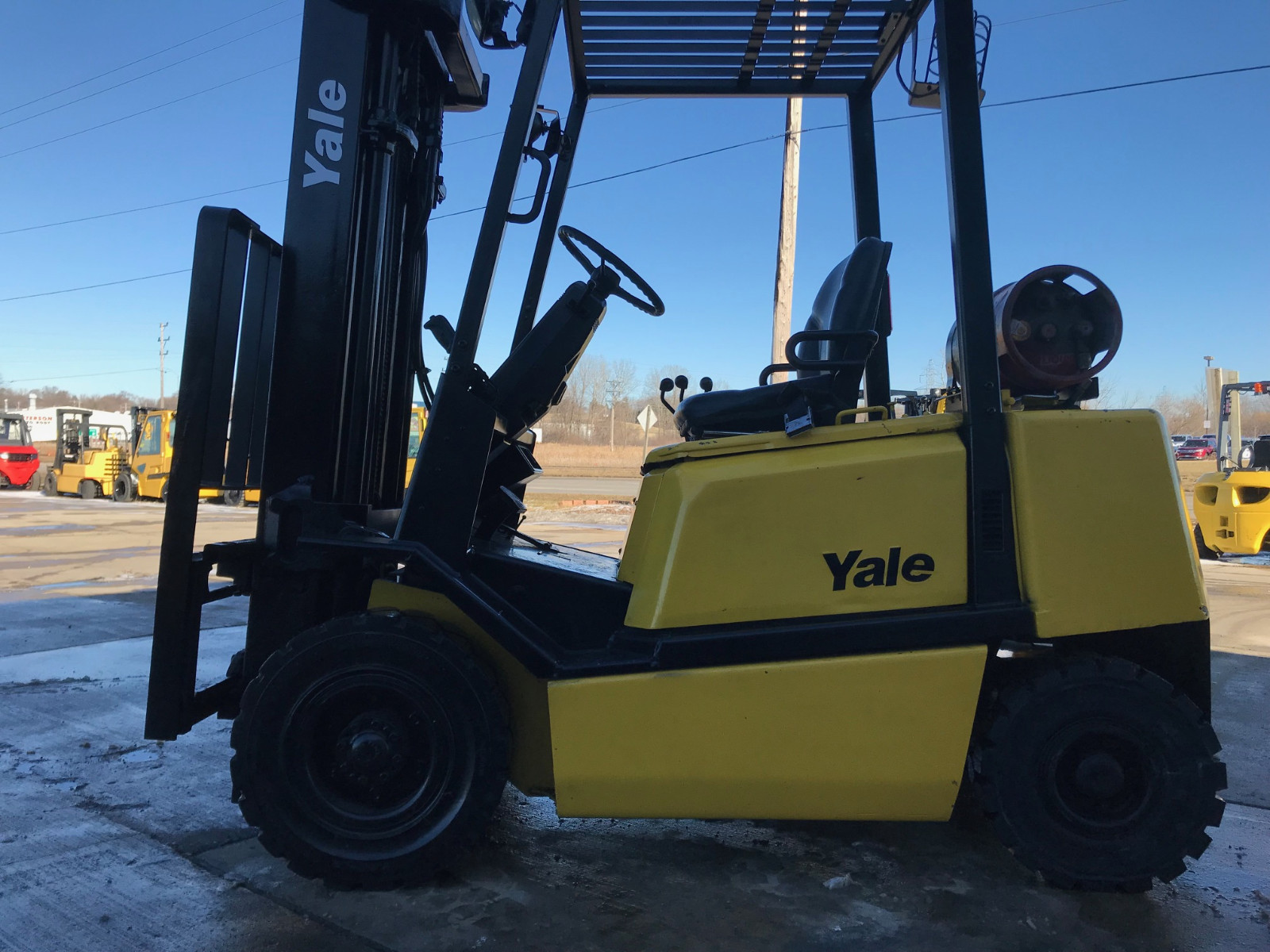 2005 YALE GLP050 5,000LB FORKLIFT, FORKTRUCK, HI LO