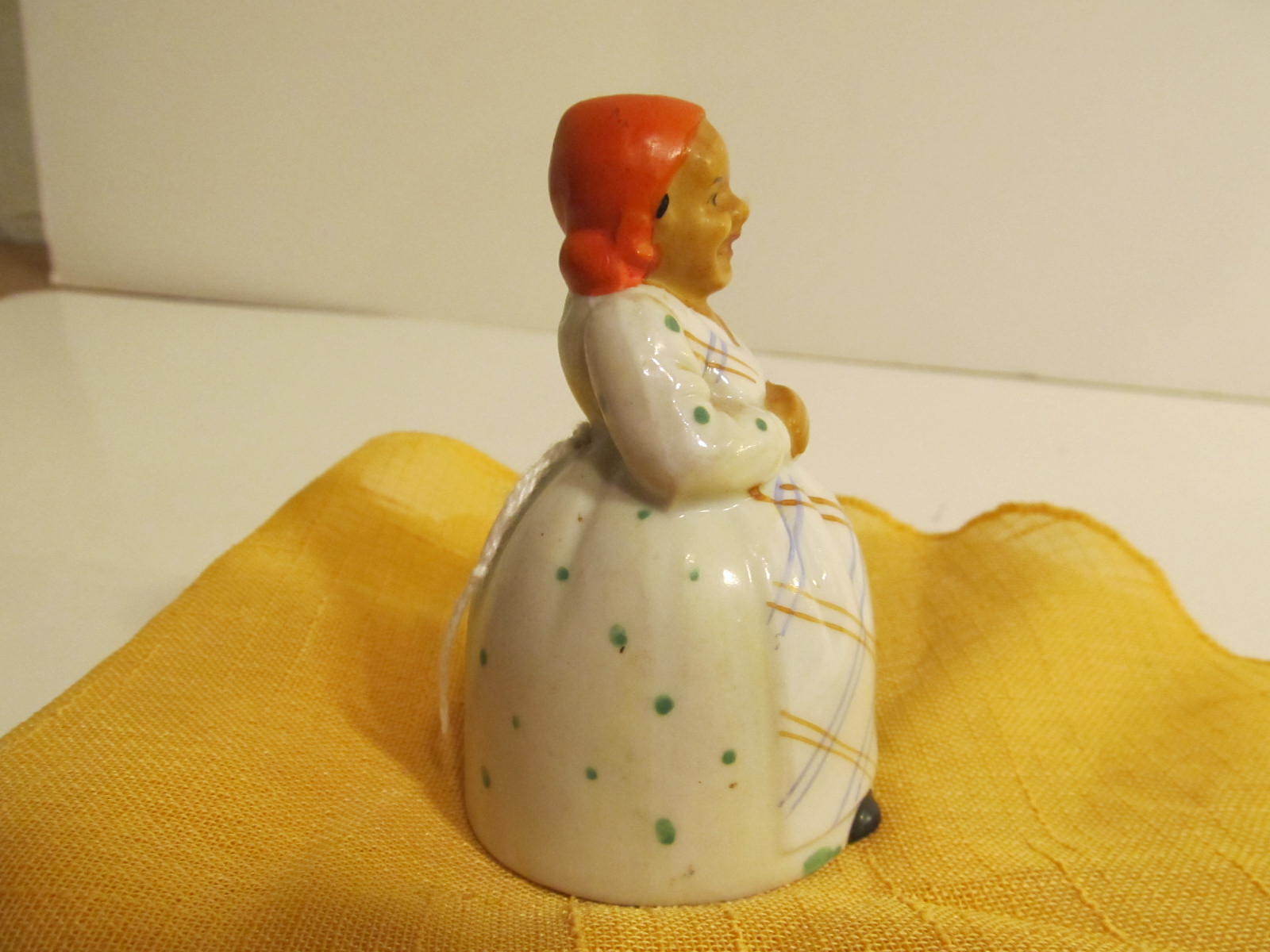 Vintage Ceramic Granny Kitchen Bell Japan