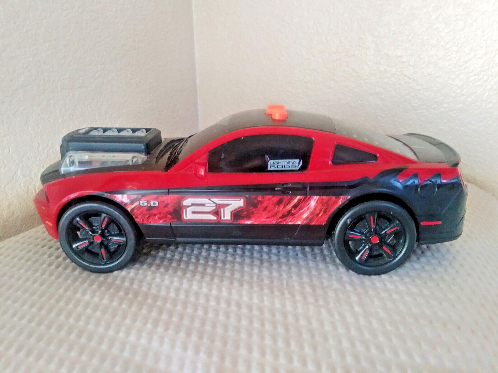 Road Rippers Lightning Ford Mustang GT Motorized Lights Sounds Red