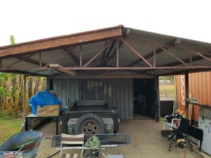 9m x 5m shed with carport building materials gumtree