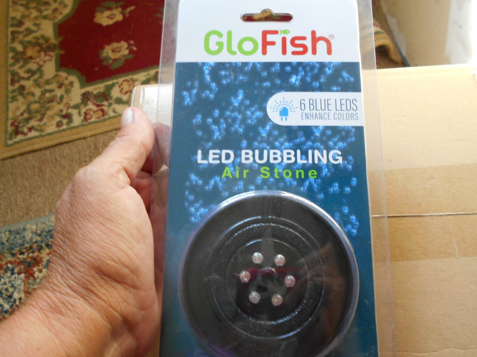 glofish bubbling air stone
