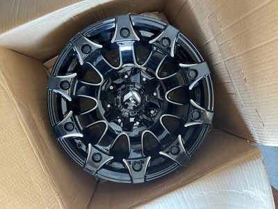 Fuel Wheels Battle Axe D578 Gloss Black Milled 17 x 9, 6x139.7/6x5.5'', 6x135,-12