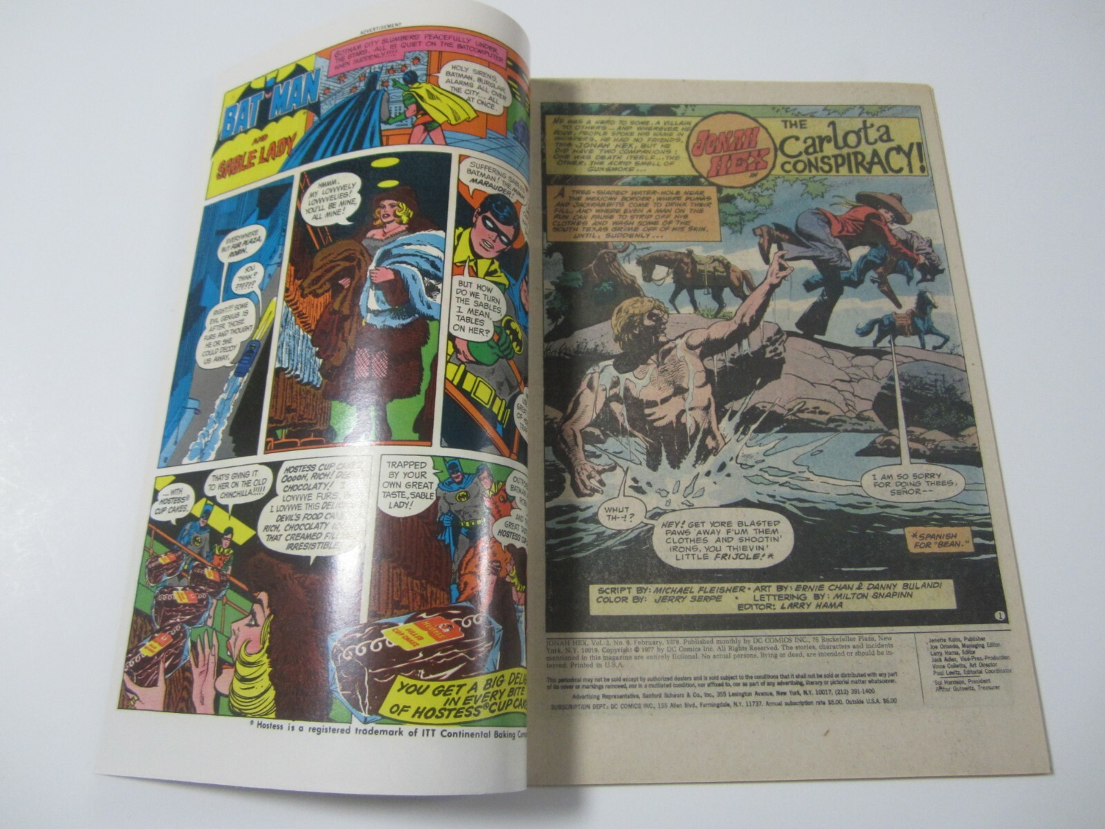JONAH HEX (#9, Feb 1978, DC) Bronze Age Western Comic Book Berni Wrightson Cover