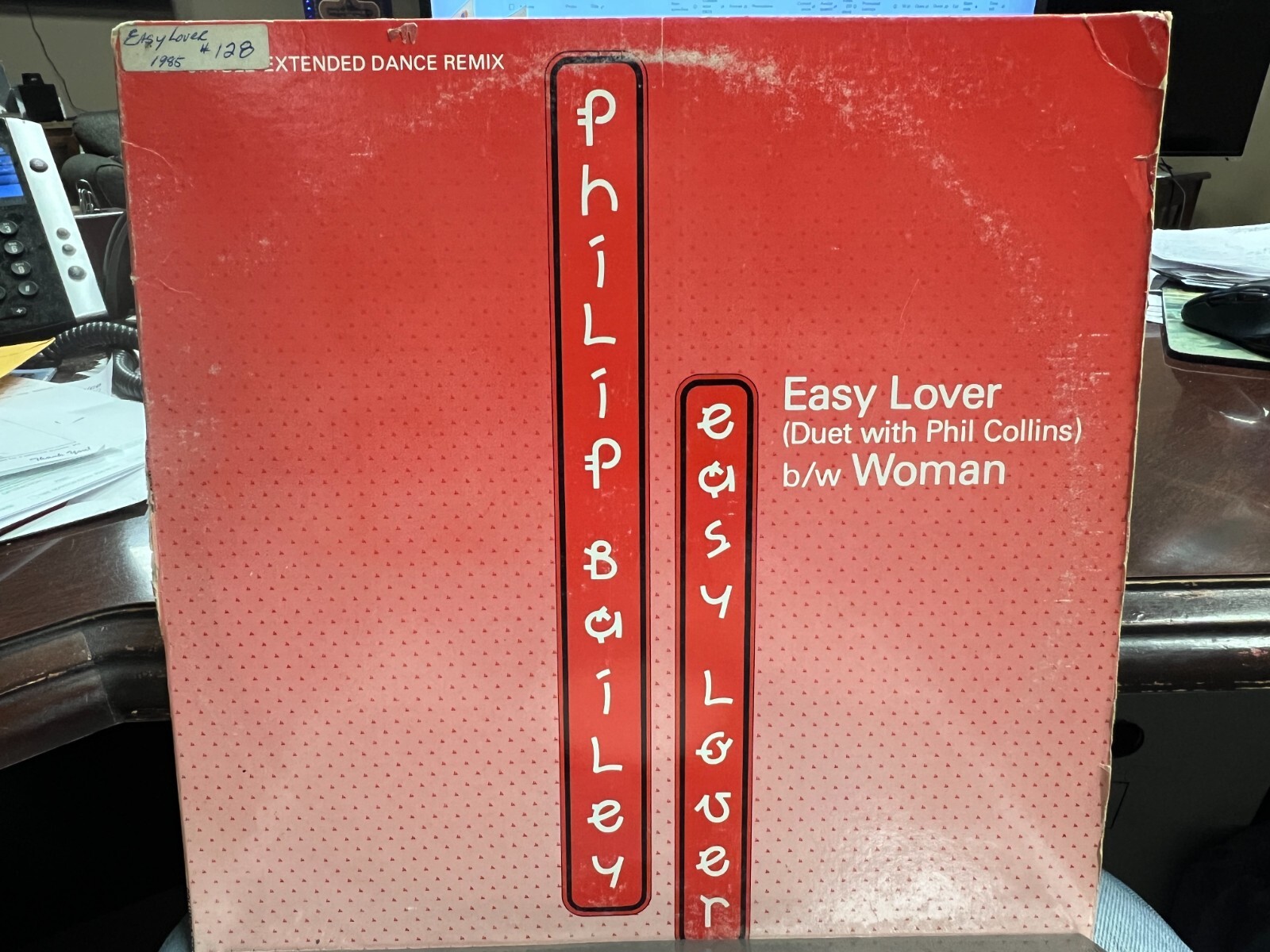 Philip Bailey Phil Collins Easy Lover 12” 1984 COLUMBIA 44