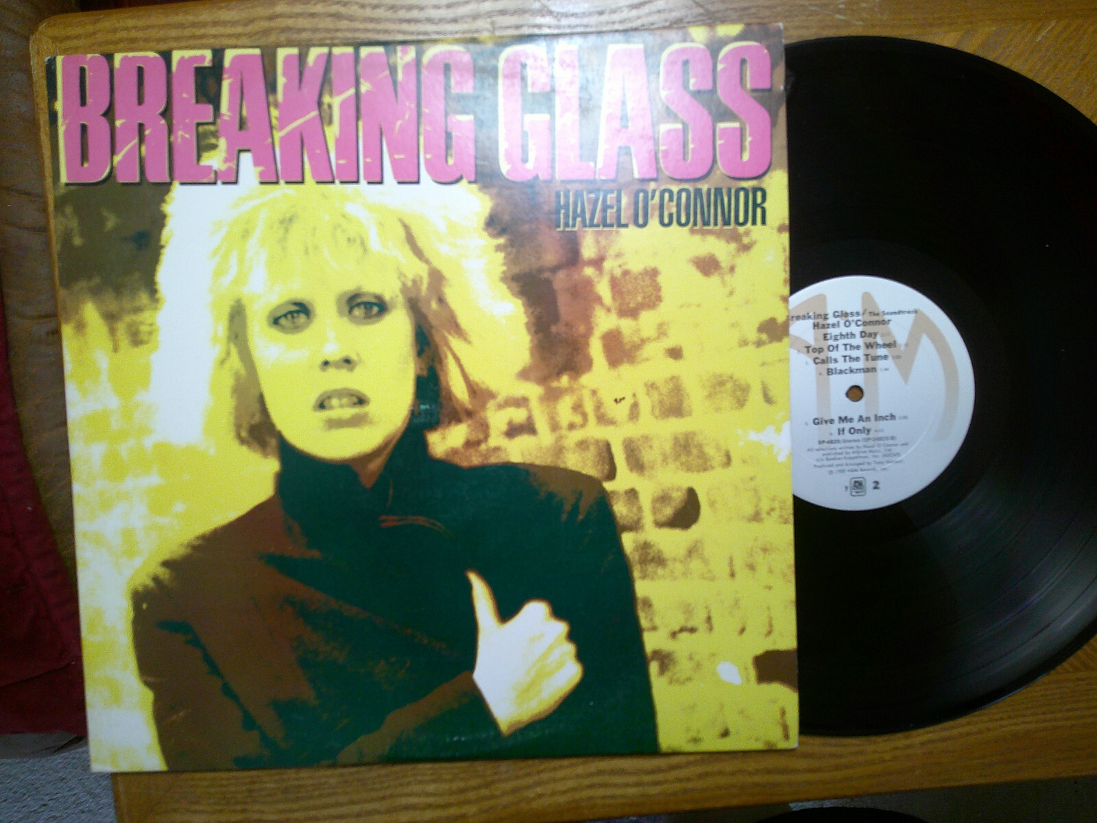 A&M LP RECORD/HAZEL O'CONNOR/BREAKING GLASS SOUNDTRACK/ /EX+