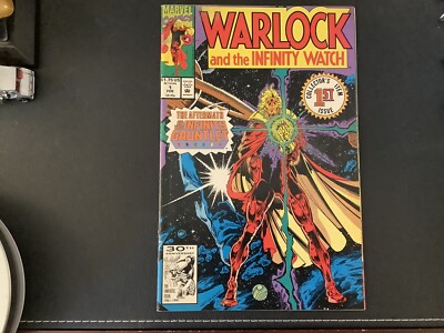 Warlock and the Infinity Watch#1: Collectors Item! Warlock has Gauntlet! Starlin