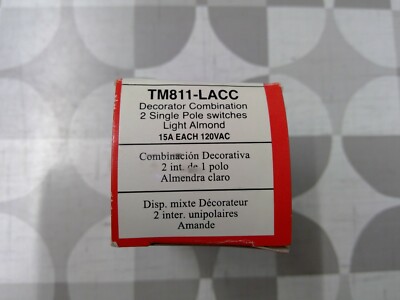 Pass & Seymour Legrand TM811-LACC 2 in 1 Single Pole Switches **Free Shipping**