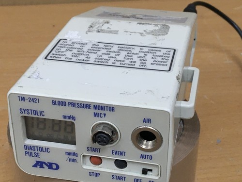 A&D Medical TM-2421 Ambulatory Blood Pressure Monitor Patient Diagnostic Device