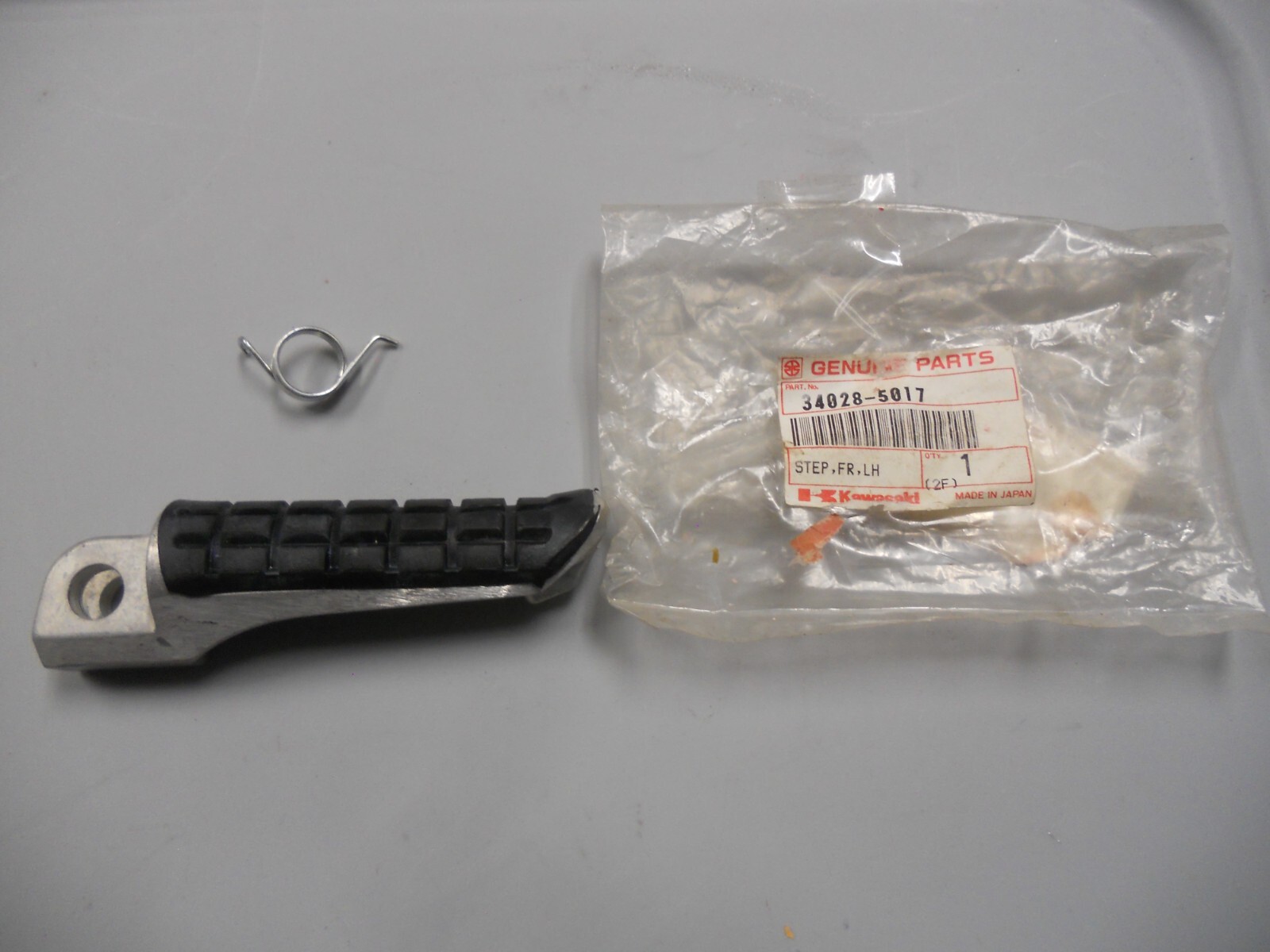 NOS Kawasaki OEM Left Front Step 1987-1990 ZX750 1988-1990 NOS Kawasaki OEM Left Front Step 1987-1990 ZX750 1988-1990