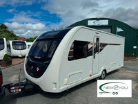 2019 Swift Eccles 580 4 Berth TRANSVERSE BED Caravan- STOCK NO H101