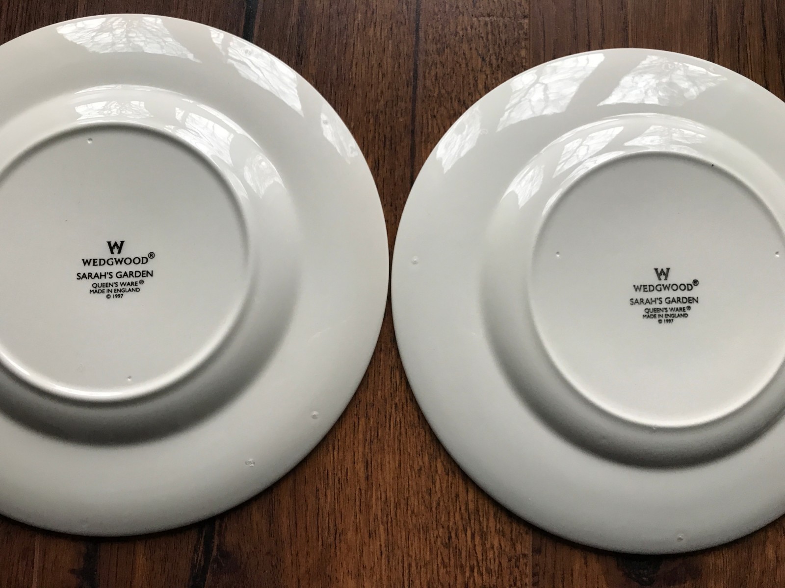 1977 Queen's Ware Wedgwood SARAH'S GARDEN Plates 8 1/4