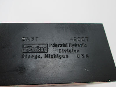 Parker Hydraulic Valve CM3T-20CT CM3T -20CT NOS Industrial Manufacturing T