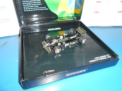 LOTUS RENAULT 97T 12 A.SENNA WINNER PORTUGAL GP 1985 1:43
