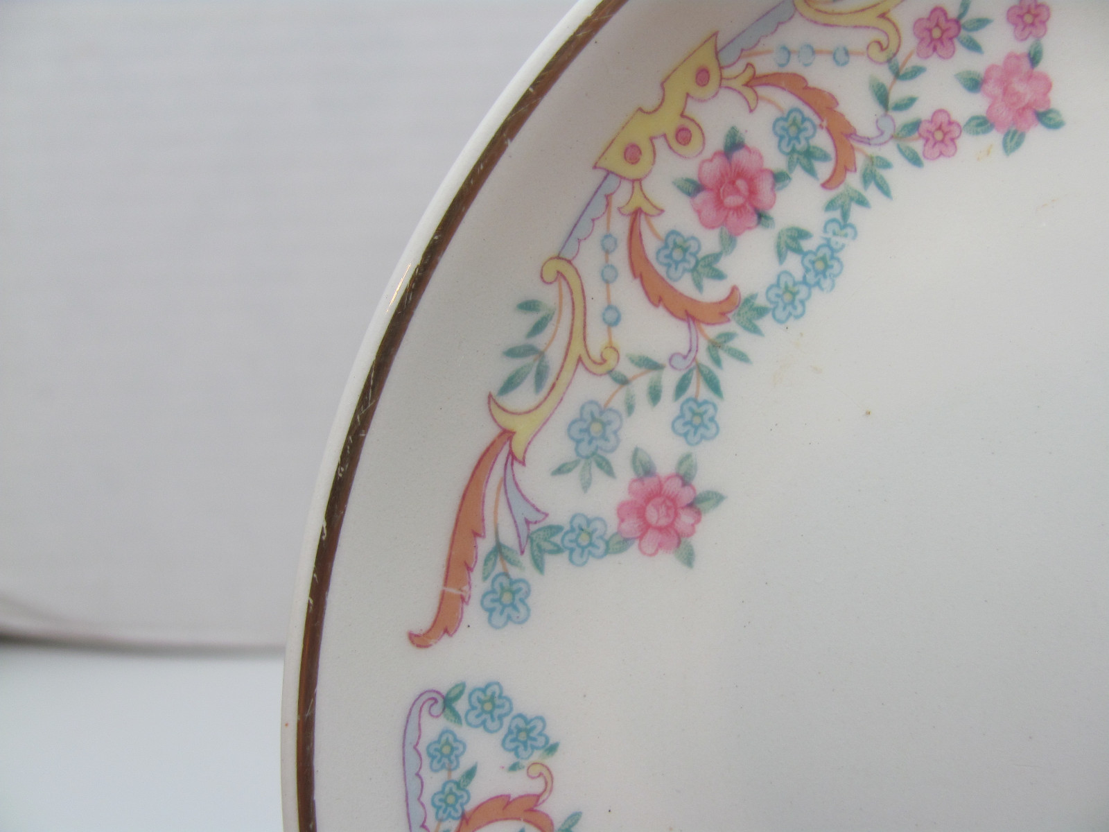 VINTAGE TAYLOR SMITH TAYLOR TST637 SET OF 4 BREAD & BUTTER PLATES