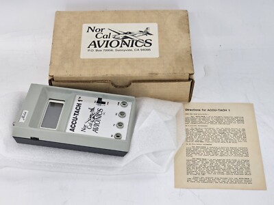ACCU-TACH 2 NOR CAL AVIONICS INC FOR RC AIRPLANES New Open Box 
